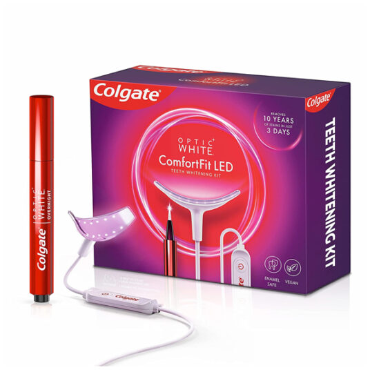 Colgate Optic ComfortFit teeth whitening kit for $37