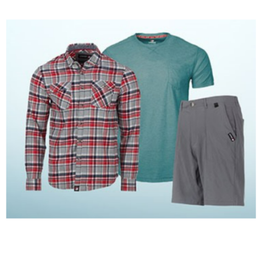 Canada Weather Gear spring tees & shorts from $15