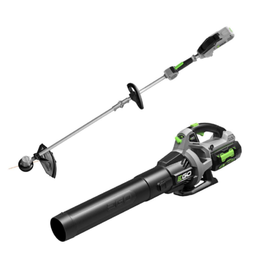 EGO Power+ 15 in. 56 V battery trimmer and blower combo kit for $229