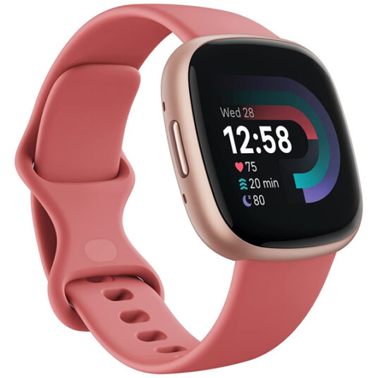 Fitbit Versa 4 fitness smartwatch with GPS for $160