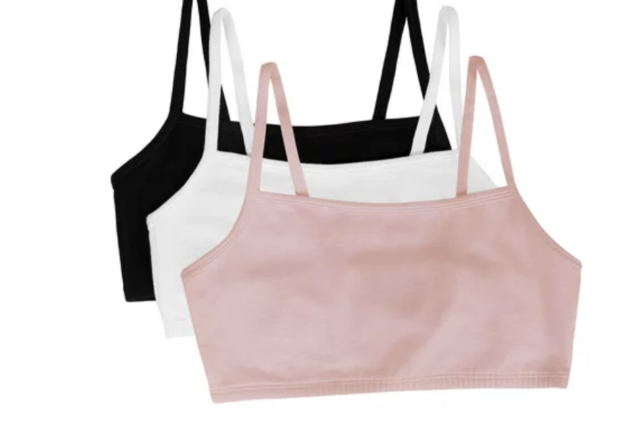3-pack Fruit of the Loom women’s cotton sports bras for $7