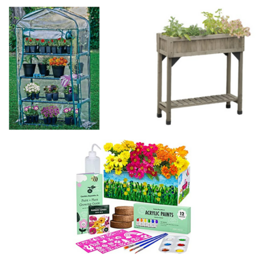 Today only: Garden starter kits, planters & greenhouses from $19