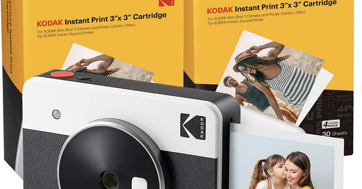 Kodak Mini Shot 3 Retro instant digital camera and printer for $100