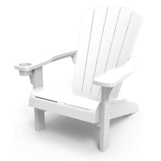 Keter Alpine resin Adirondack chair with cup holder for $69