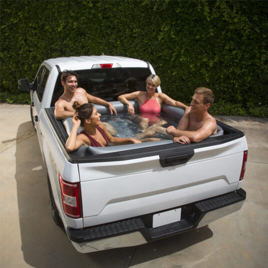 Summer Waves rectangular inflatable truck bed pool for $30