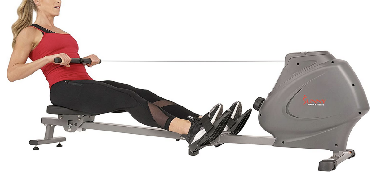 Sunny Health & Fitness Bluetooth rowing machine for $220
