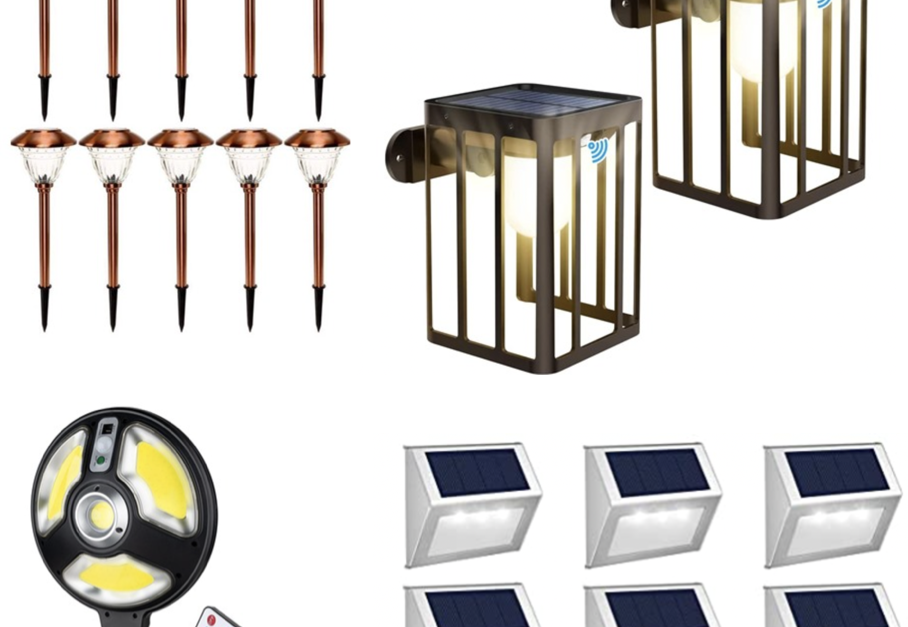 Solar lighting sets from $17 at Woot