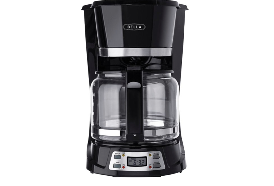Today only: Bella 12-cup programmable coffee maker for $12