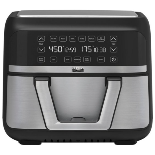 Today only: Bella Pro Series 9-quart digital dual basket air fryer for $70