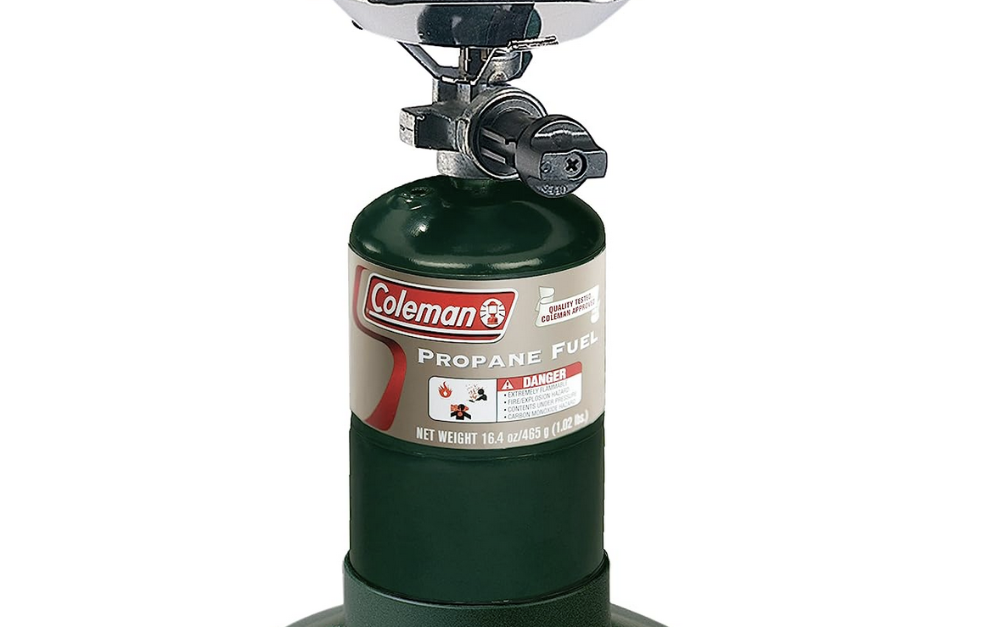 Coleman bottletop propane camping stove for $30