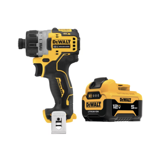 Today only: Dewalt Xtreme 12-volt max screwdriver + FREE battery for $109