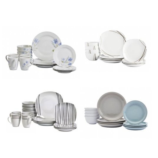 Tabletops Unlimited 12-piece dinnerware sets from $23