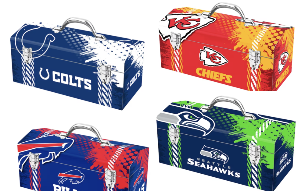 Today only: 30% off select NFL tool boxes
