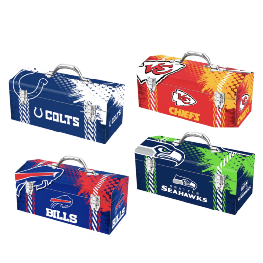Today only: 30% off select NFL tool boxes