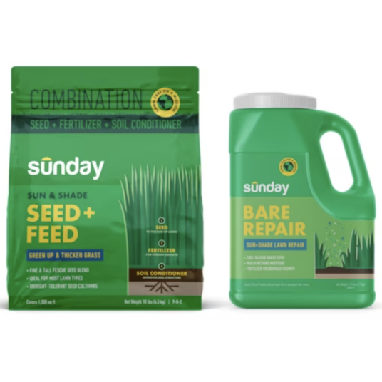 Today only: Sunday Seed and Feed & Bare Repair for $38