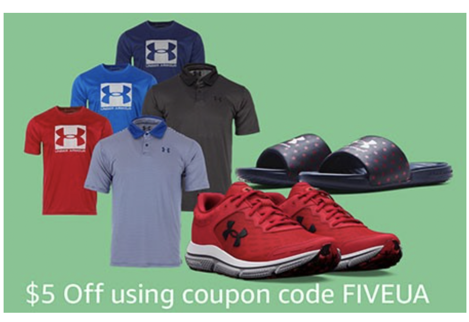 Under Armour clothes and shoes from $17 with coupon