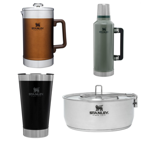 Select Stanley tumblers and camping accessories from $17
