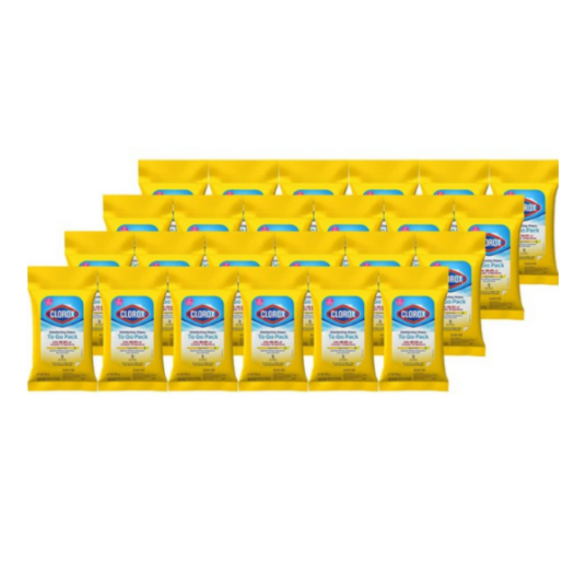 Today only: 48-pack Clorox disinfecting wipes travel size for $20