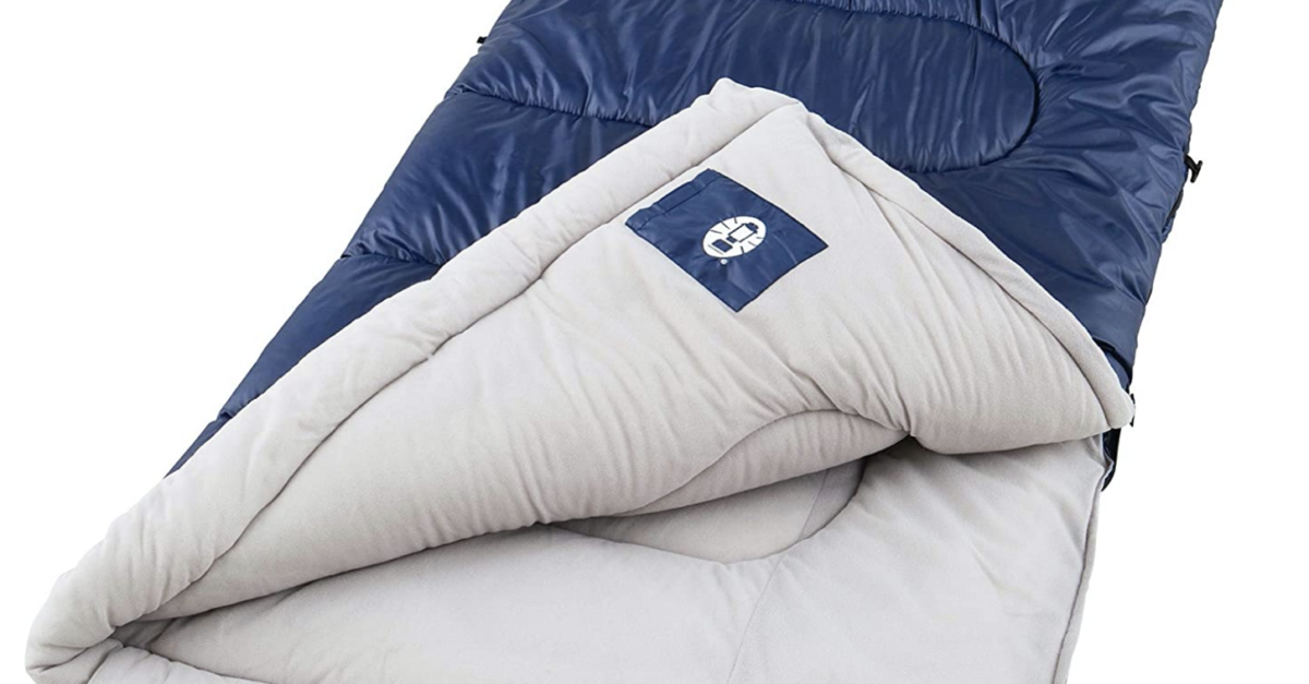 Coleman Brazos 30-degree cold-weather sleeping bag for $30