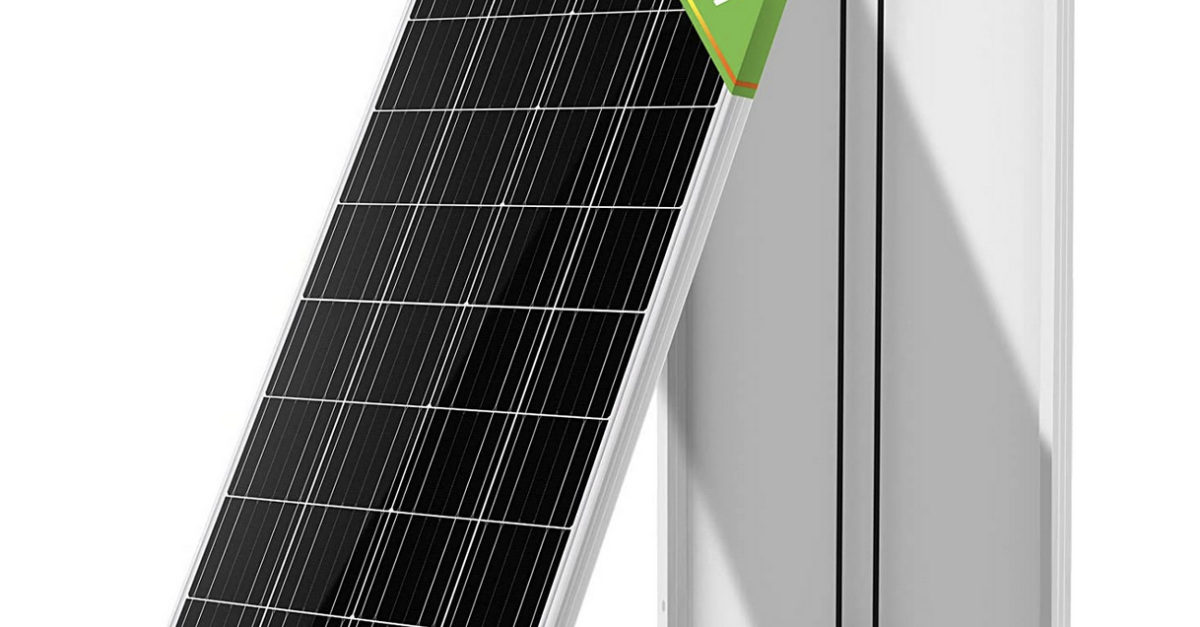 Eco-Worthy 100 watt solar panel for $63