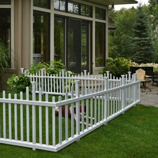 Zippity Outdoor Products no dig Madison picket fence 2-pack for $69