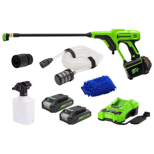 Greenworks 24V 600 PSI cordless power cleaner kit for $170