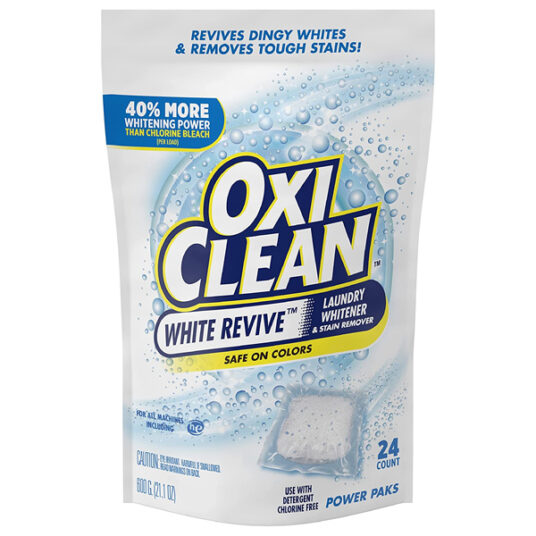24-count OxiClean White Revive laundry whitener & stain remover for $6