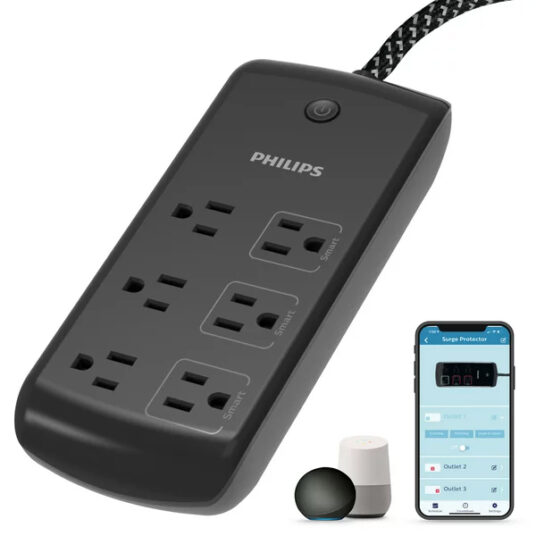 Philips smart plug 6-outlet surge protector for $15