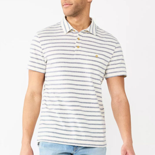 Men’s Sonoma Goods For Life everyday polo for $10