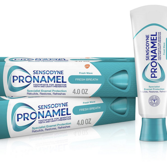 2-pack of Sensodyne Pronamel toothpaste for sensitive teeth for $9