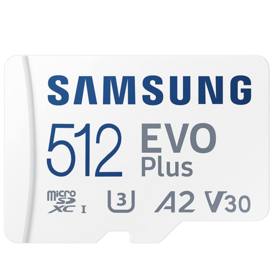 Samsung EVO Plus 512GB micro SD with adapter for $35