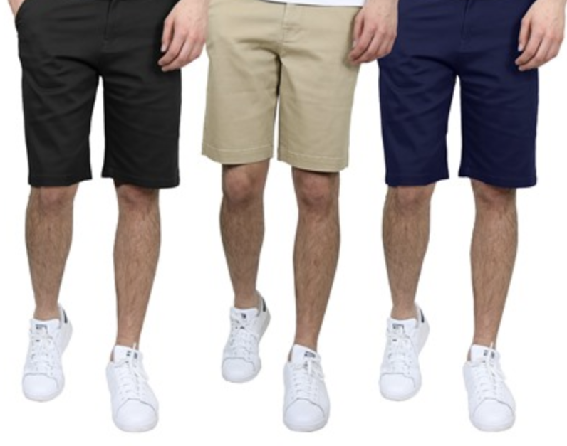 3-pack of men’s or boys’ chino shorts for $20