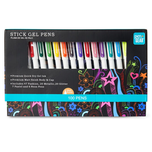 100-count Pen+Gear gel stick pens for $12