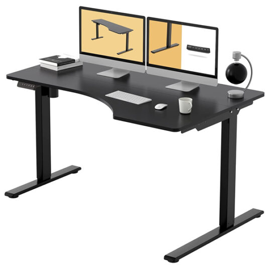 Flexispot 55″ adjustable standing desk for $140
