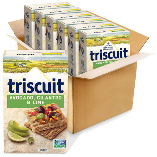 6 boxes of Triscuit Avocado, Cilantro & Lime crackers for $12