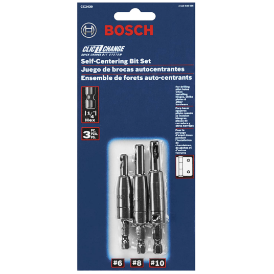 Prime members: Bosch 3-piece drill bit assorted set for $16