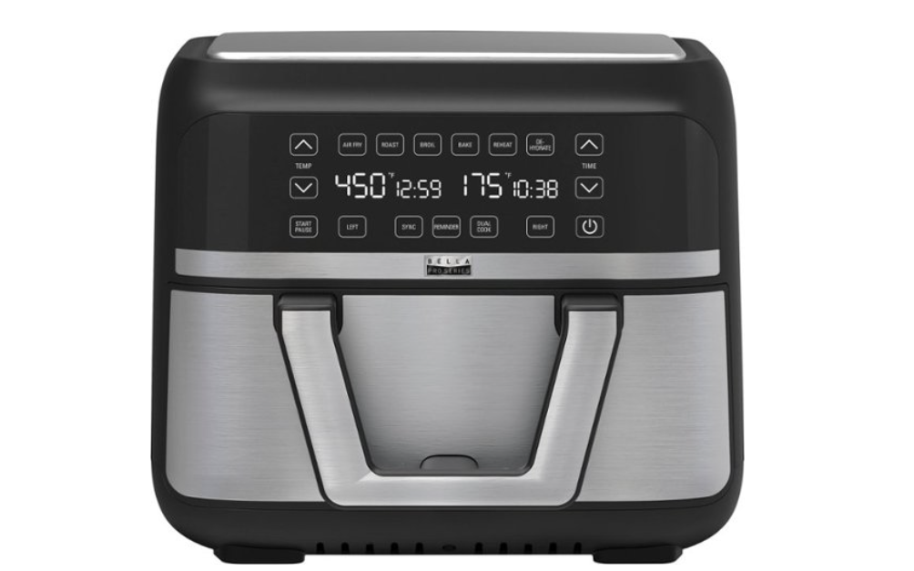 Today only: Bella Pro Series 9-qt. digital air fryer with dual baskets for $80