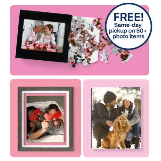 Get a FREE 8×10 photo print at CVS