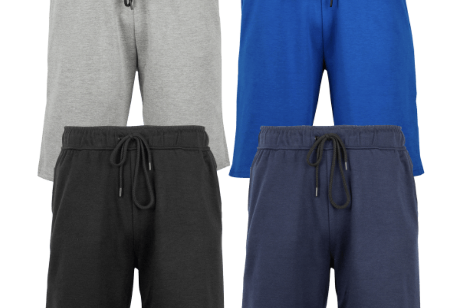 Today only: 4-pack Performance tech fleece shorts for $30 shipped