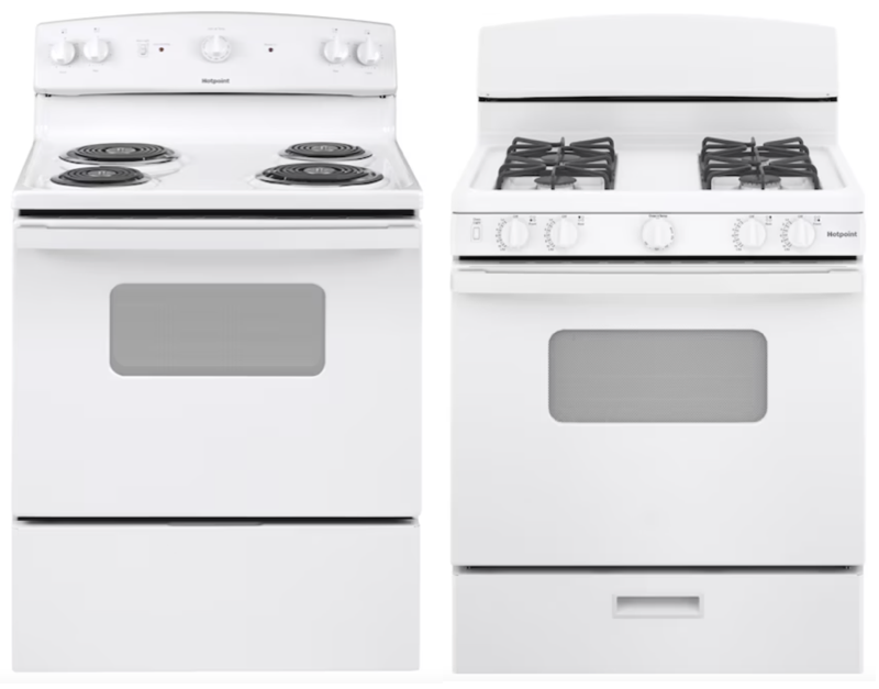 Today only: Hotpoint gas and electric ranges for $469