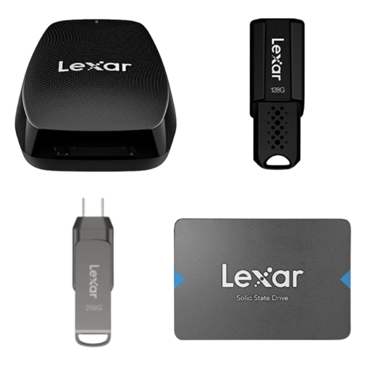 Lexar flash drives, memory cards and card readers from $12