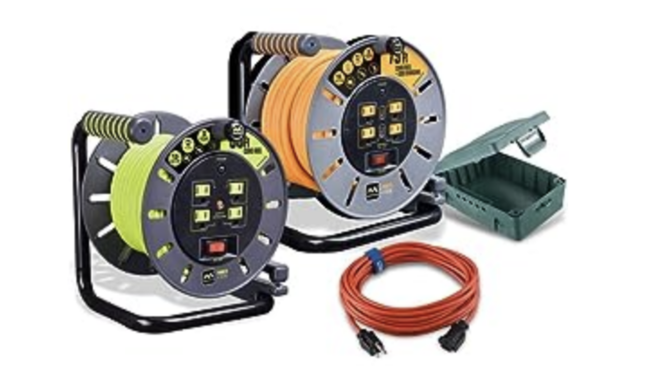 Extension cord reels & accessories from $8 - Clark Deals
