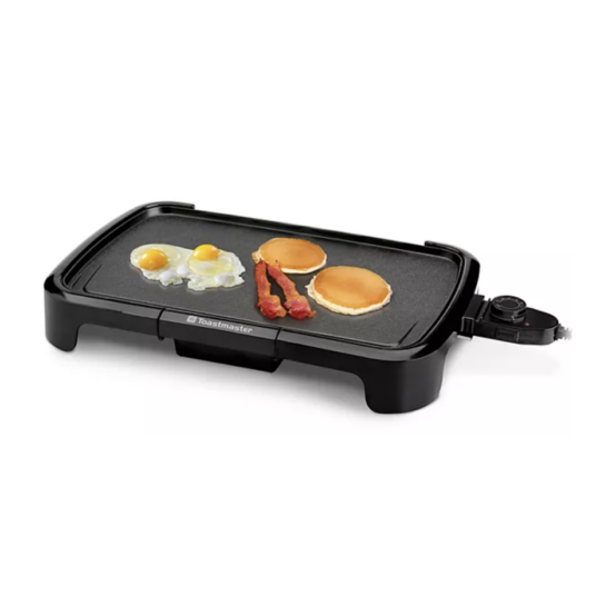 Toastmaster 10″ x 16″ electric griddle for $16