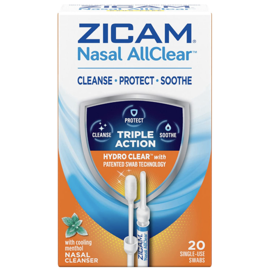 20-count Zicam Nasal AllClear Triple Action nasal cleanser for $6