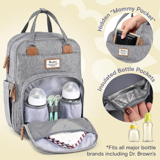 Ruvalino multifunction travel backpack diaper bag for $32