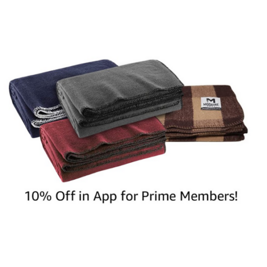 Prime members: McGuire Gear military spec blanket for $18 with Woot! app