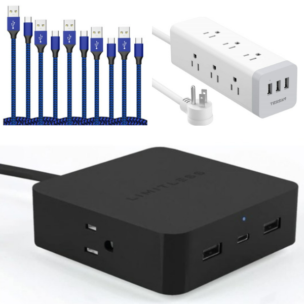 Charging stations, wall chargers, cables and more from $10