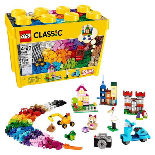 LEGO Classic Large creative brick box building toy set for $28