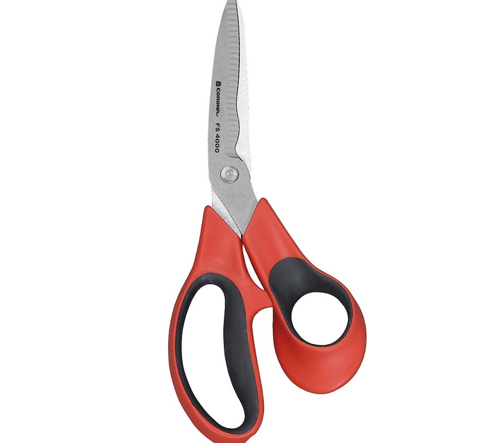 Corona stainless steel floral scissors for $12