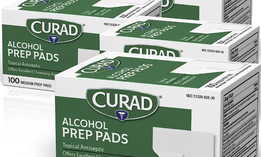400-count Curad alcohol prep pads for $5